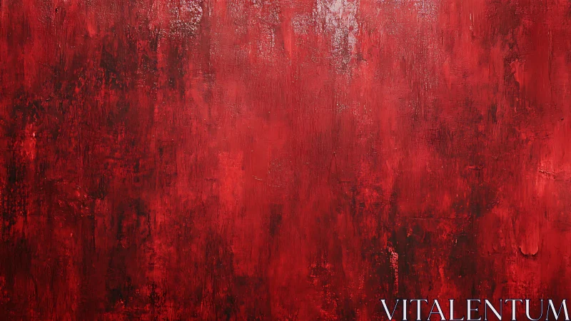 Bold crimson textures invite a quiet moment of reflection