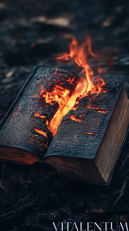 Combustion on Paper: Open Book with Controlled Flame Propagation