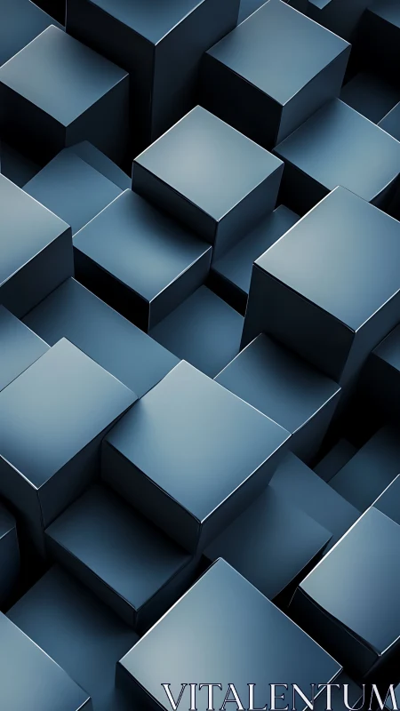 Geometric steel cubes form dense staggered architectural grid