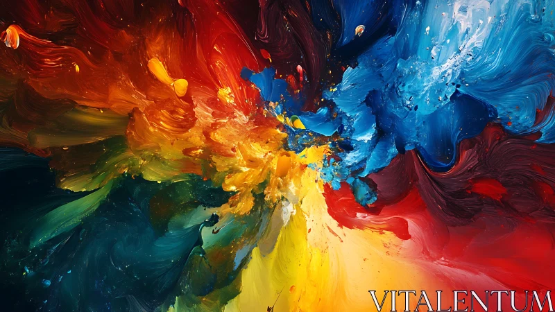 Color storm in motion, swirling into a joyful collision.