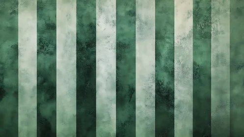 Verdant stripes quietly trade shadows across textured mist