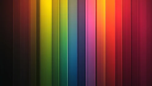 Vertical multicolor gradient bars with subtle bevelled edge lighting