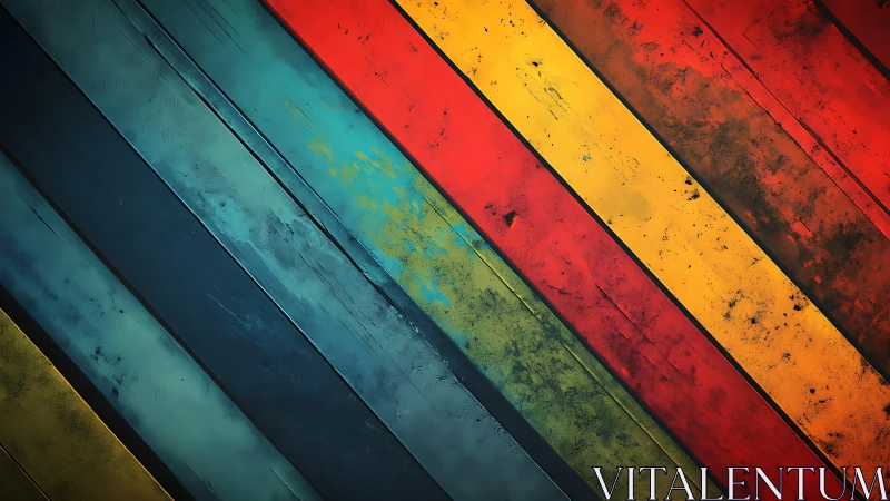 Diagonal Striped Abstract Background with Grunge Texture.