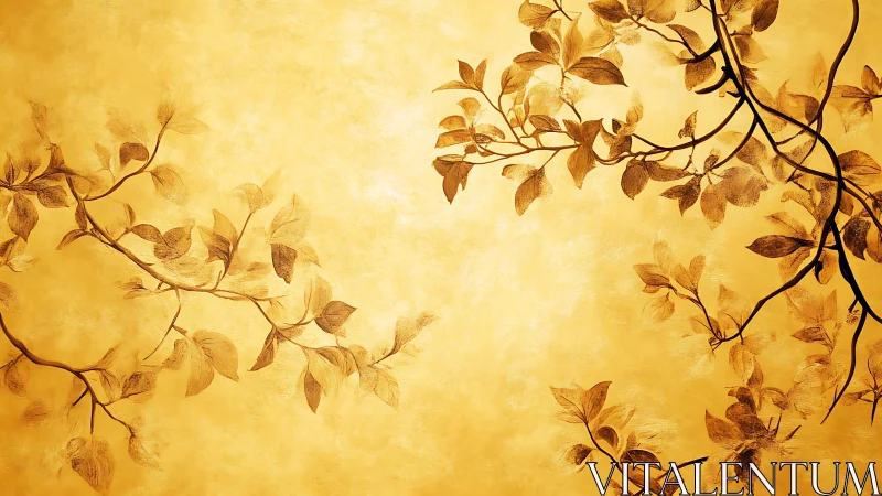 Golden hush of tangled branches drifting across light.