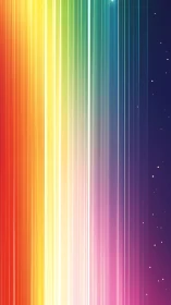 Vertical spectrum light bands on dark gradient background.
