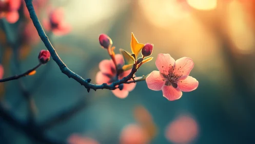 Bokeh-rendered botanical specimen with shallow depth of field photorealistic composition