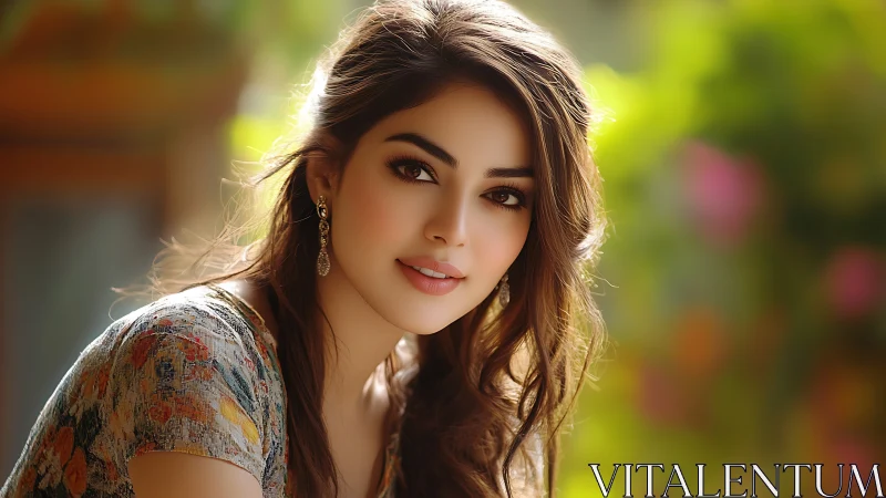 Soft-focus portrait with shallow depth and warm backlighting