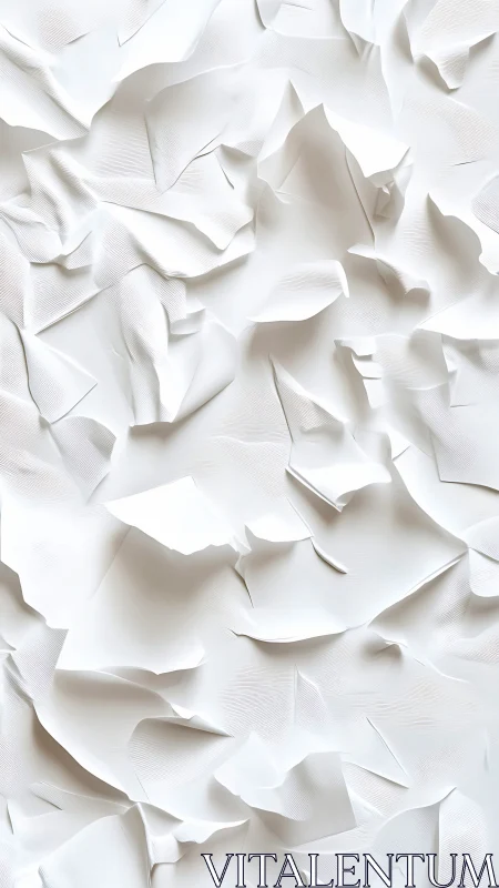 Paper dunes whisper softly across a minimalist white desert