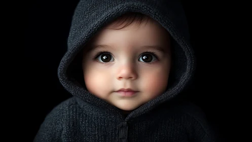 A Child's Tender Gaze: Warmth in the Shadow.