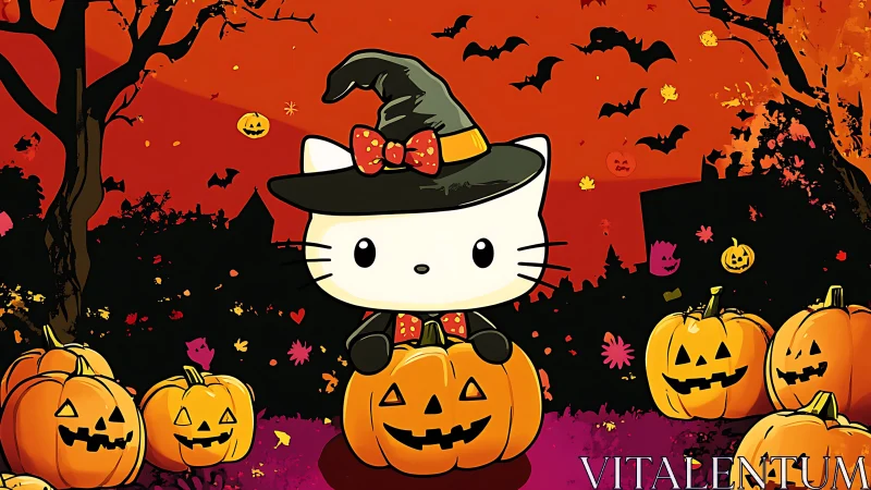 Witch Hello Kitty's Spellbinding Halloween Harvest Celebration.