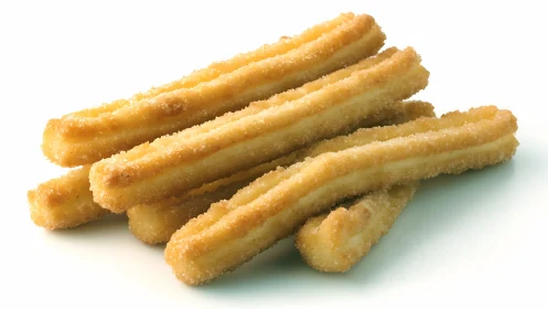 Freshly Fried Churro Sticks with Golden Caramelized Coating