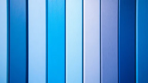 Vertical blue tonal panels with clean geometric abstraction.