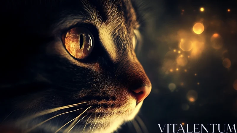 A Cat's Mesmerizing Golden Gaze Captures Pure Wonder