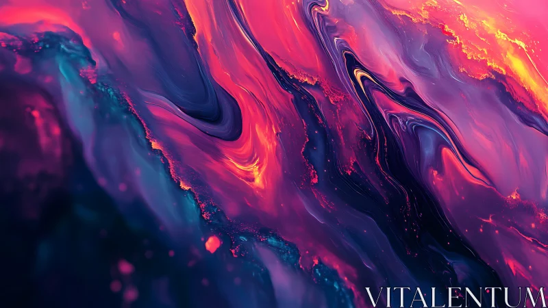 Glowstream Dreams in Neon Magenta and Midnight Indigo.