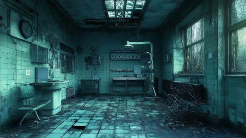 Haunting abandoned hospital room tells a quiet, eerie story