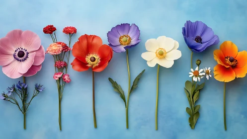 Chromatic Botanical Array on Monochromatic Ground.