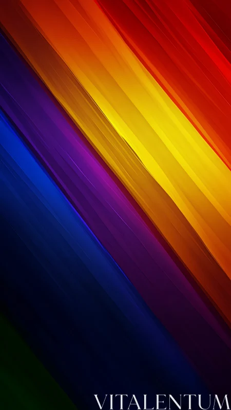 Diagonal spectrum bands with abstract layered gradients.