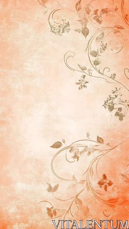 Whispered vines waltz through a soft coral morning haze