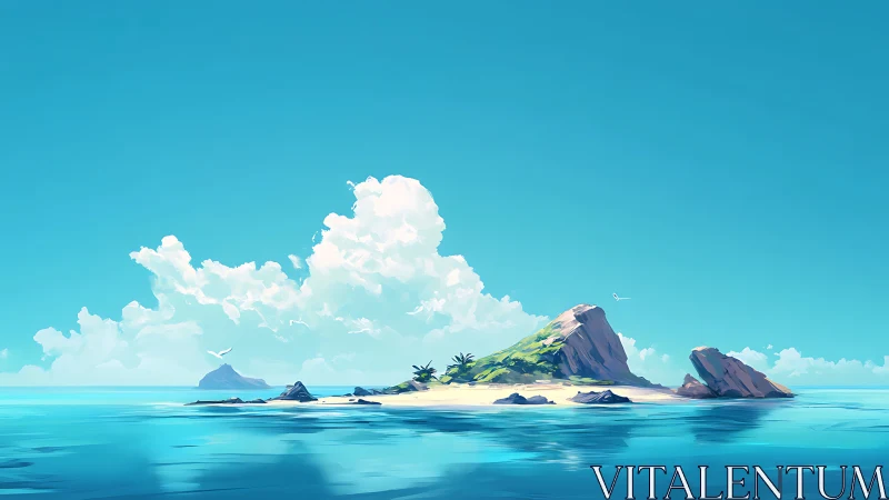 Serene Tropical Island Paradise Awaits Your Discovery