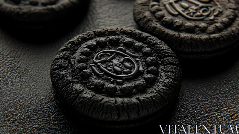 Midnight sandwich cookies whisper in polished chocolate armor