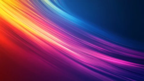 Spectrum light trails arc across deep gradient space.