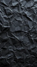 Midnight Wrinkled Terrain of Shadowed Paper Plains.