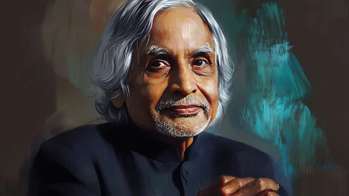 Quiet starlight gathers in the wise gaze of an elder dreamer