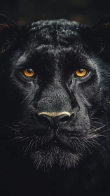Black Panther with Golden Eyes.