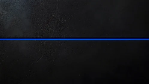 Horizontal cobalt light trace across textured matte panel.