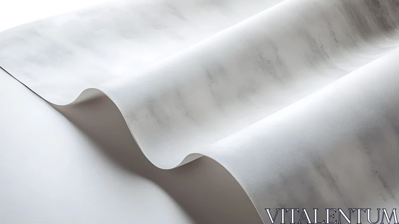 Soft paper dunes rolling in minimalist monochrome calm.