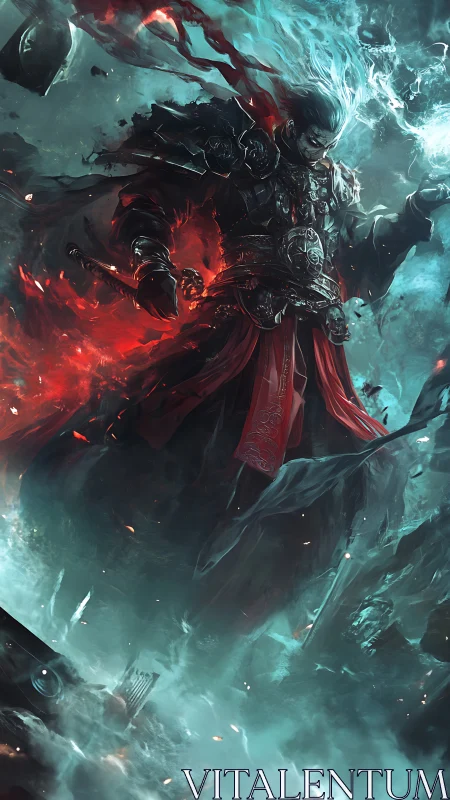 Stormforged spellblade between icefire realms, unbreaking.