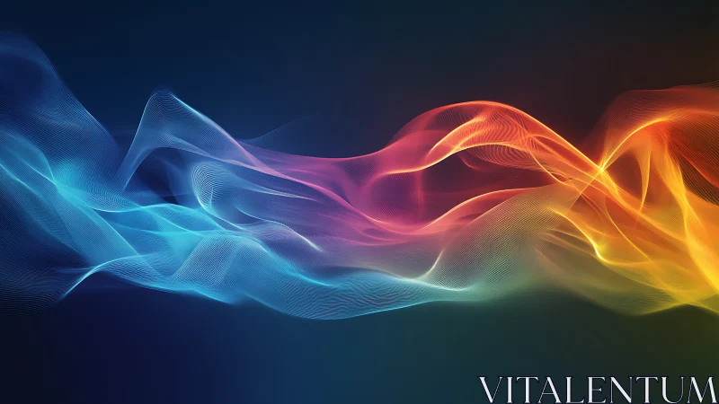Tri-color volumetric light waves form layered vector gradients