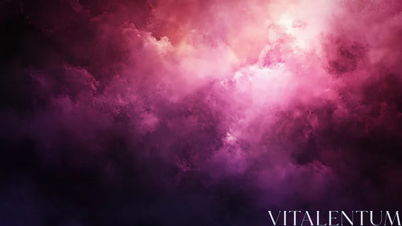 Pink and purple abstract cloud texture digital background.