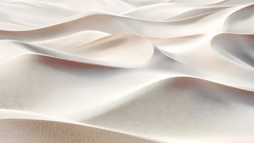 Cream-toned abstract dunes form smooth undulating landscape