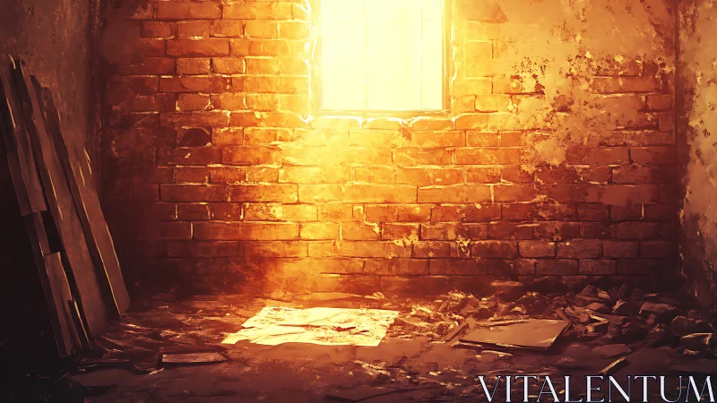 Warm Light Through Forgotten Spaces.