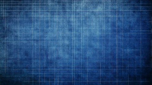 Geometric blue grid texture suggests abstract digital blueprint.