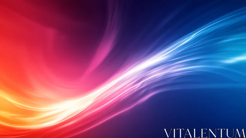 Chromatic light streams sweeping across gradient space.