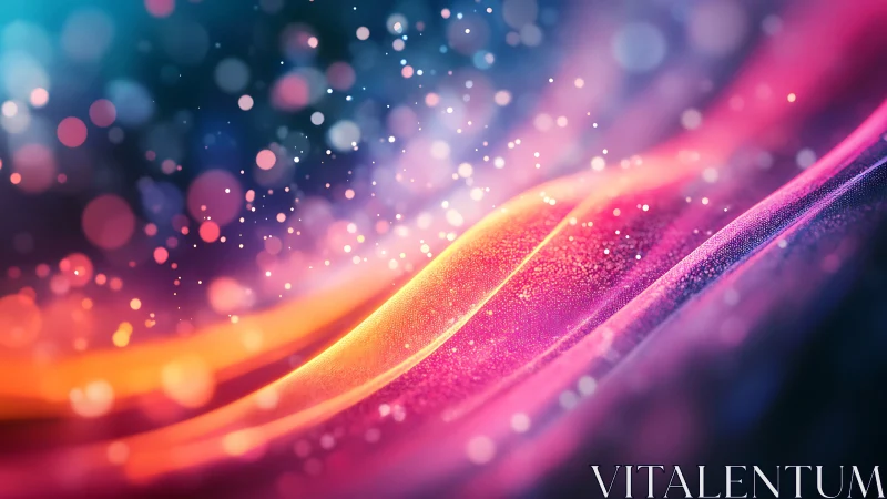 Spectral bokeh wavefronts over luminous chromatic gradients.