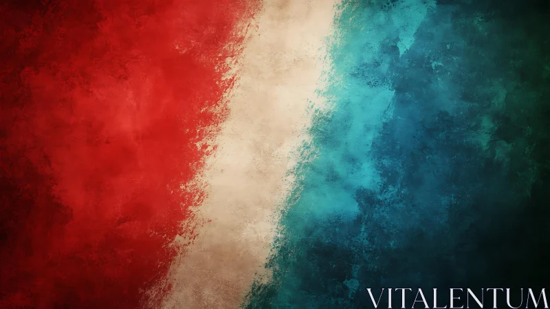 Abstract tricolor textured background with red, white, and blue hues.