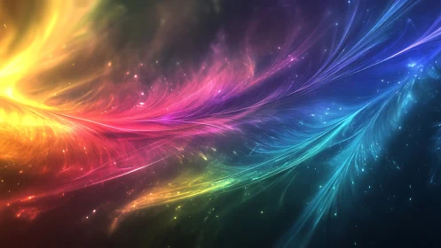 Spectral plasma filaments in dynamic chromatic turbulence.