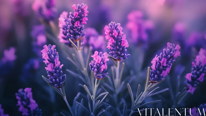 Lavender Dreams in Dreamy Purple Blossoms