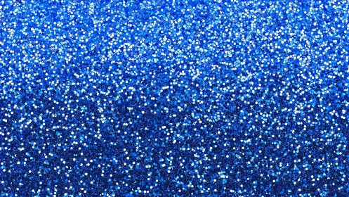 Starlit sapphire glitter field shimmering in endless bloom.
