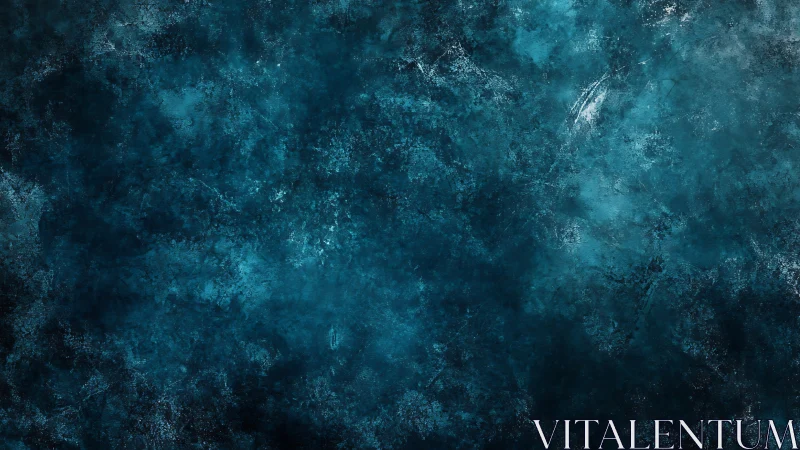 Deep teal textured abstract wall with distressed patina.