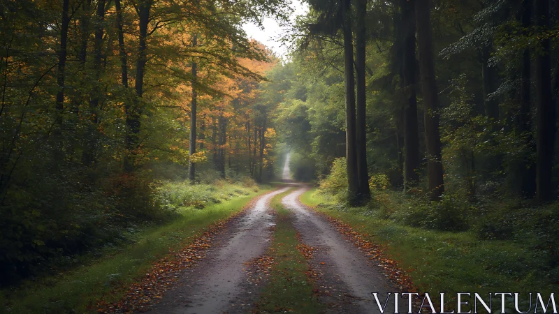 Dual-Track Woodland Journey Beckons Through Ancient Forest Depths