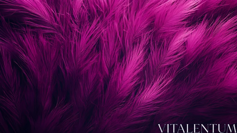 Magenta feather plumes form dense flowing abstract field.