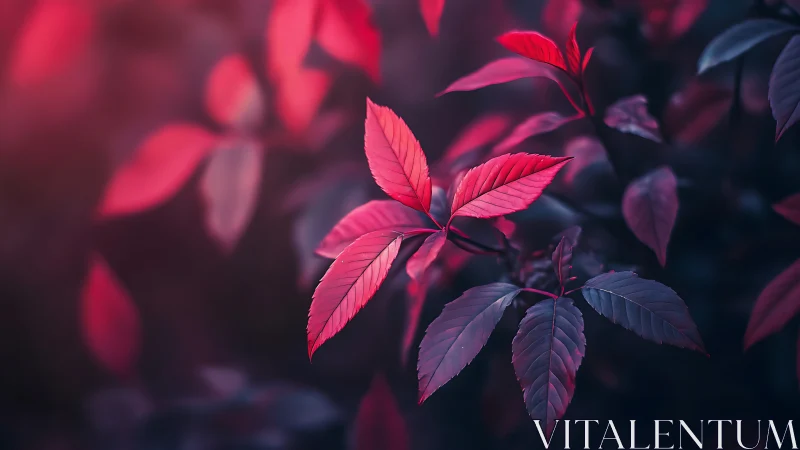 Velvet evening leaves glowing softly in rose light.