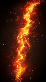 Incandescent Lightning Arc: Pyrolytic Plasma Energy Discharge Through Dark Matter.