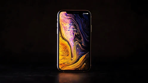 Liquid Dreams on Glass: Where Purple Meets Gold.