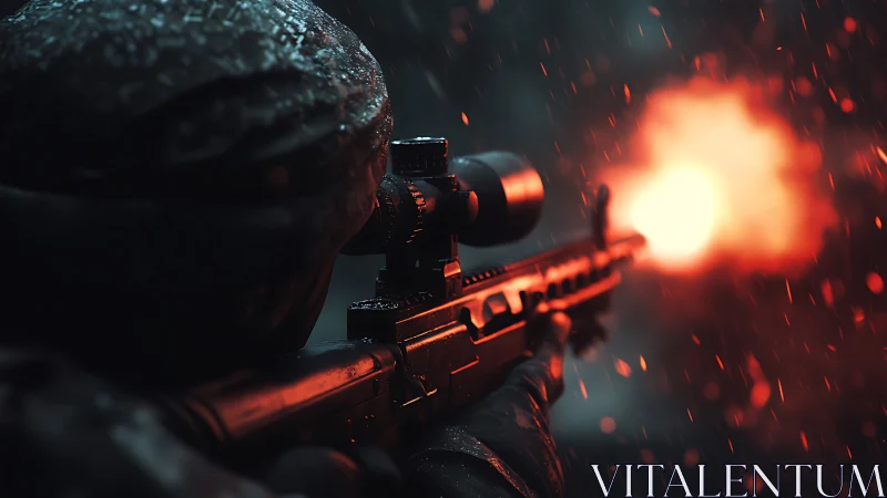 Inferno's Crosshair: Where Precision Meets Pyrotechnics.