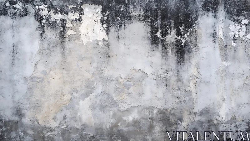 Weathered concrete wall with softly fading gray textures.